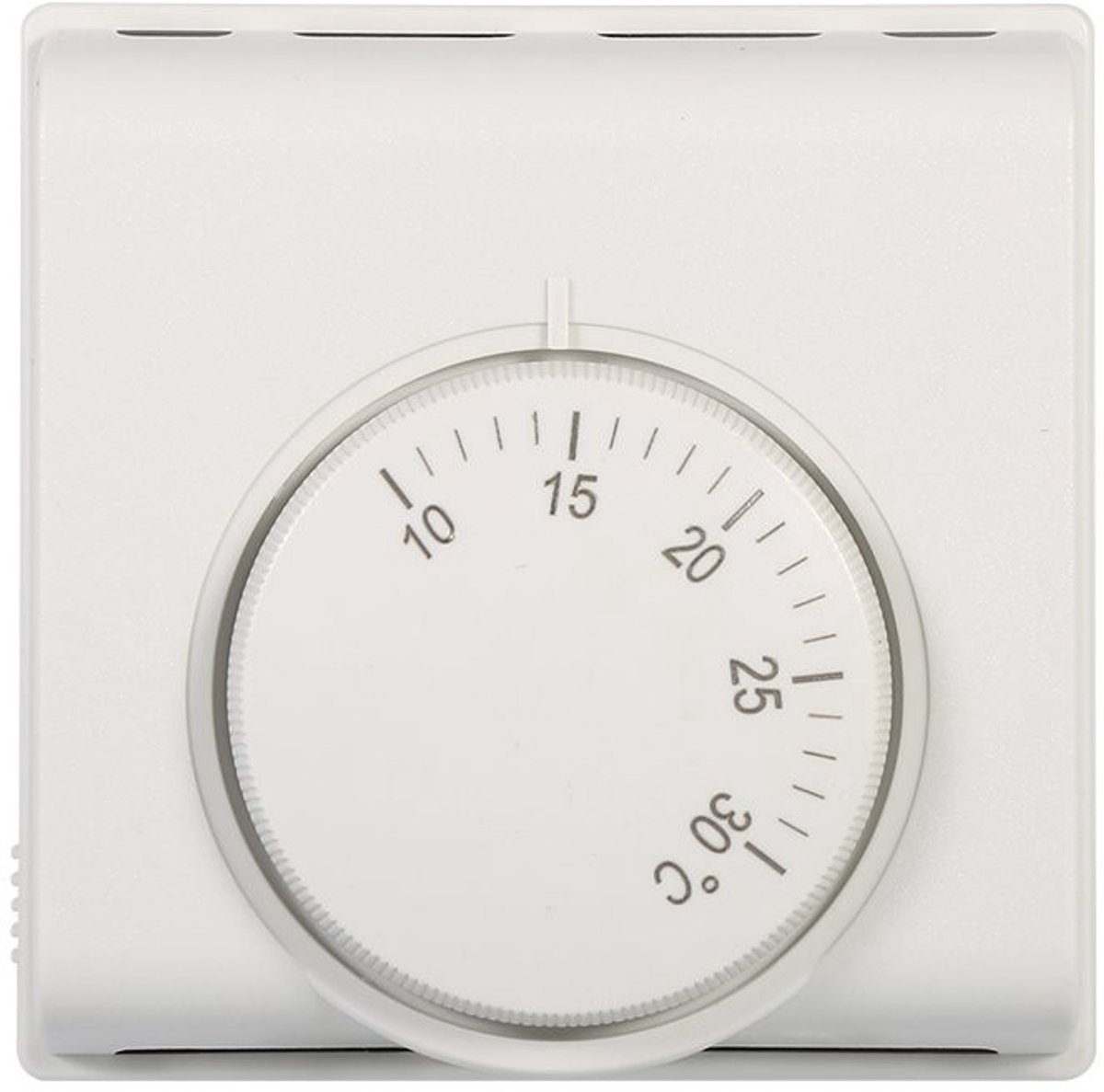 Dailygoody - Thermostaat voor thuis - Mechanische temperatuurregelaar - Wit - Aan/uit-schakelaar - Geschikt voor kamer - Wandmontage