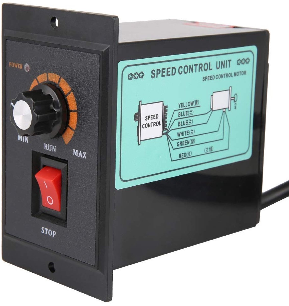 Dailygoody - Betrouwbare motoromvormer - 500W - Eenvoudige bediening - Compact formaat - Geschikt voor motorbesturing - Ideaal voor diverse toepassingen