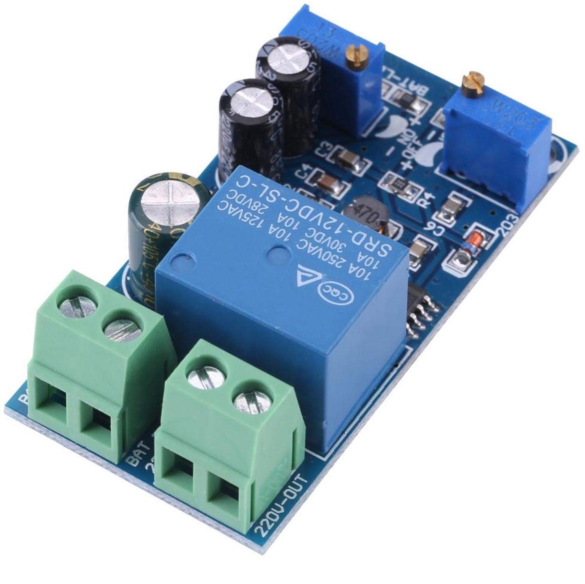 Dailygoody - Batterijlaadregelmodule - Beschermingsmodule voor laadregelaar - 12-48 V - Accu bescherming - Geschikt voor diverse batterijtypes - Eenvo...