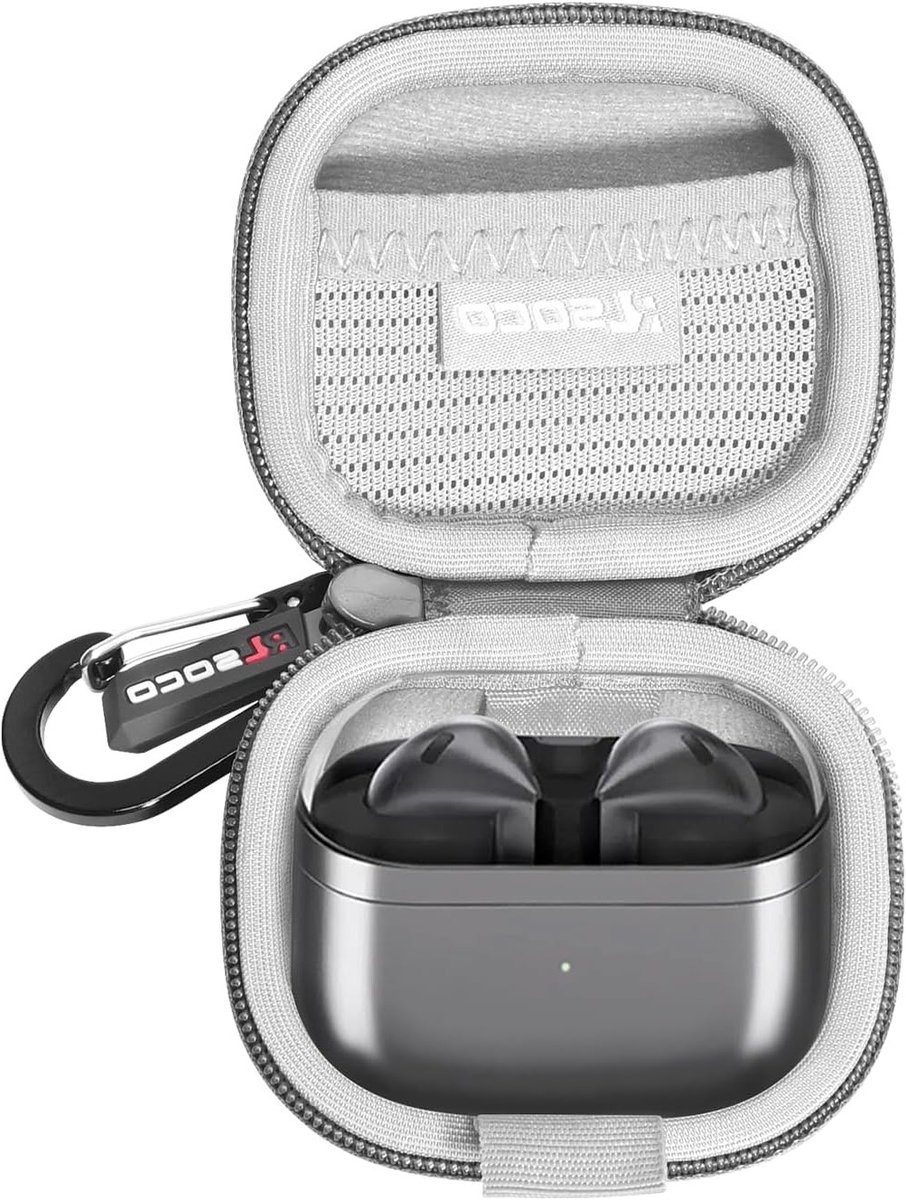 Beschermhoes voor Galaxy Buds3 Pro/Buds3 - Grijze Oplader, Schokbestendig en Lichtgewicht Design