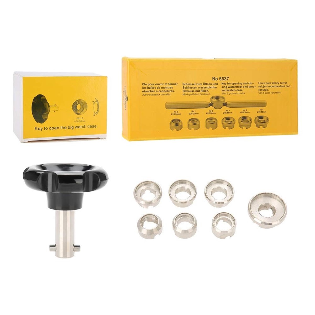 Dailygoody - Watch Opener - Horlogeopener - Professionele reparatieset - 23 x 16 x 14 cm - Horlogemakers gereedschap - Geschikt voor Tudor horlog