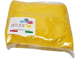 Fijn Zand - Aquarium Bodem - Decoratie Aquarium - Natuurlijke Korrel - 1 kg - Geel