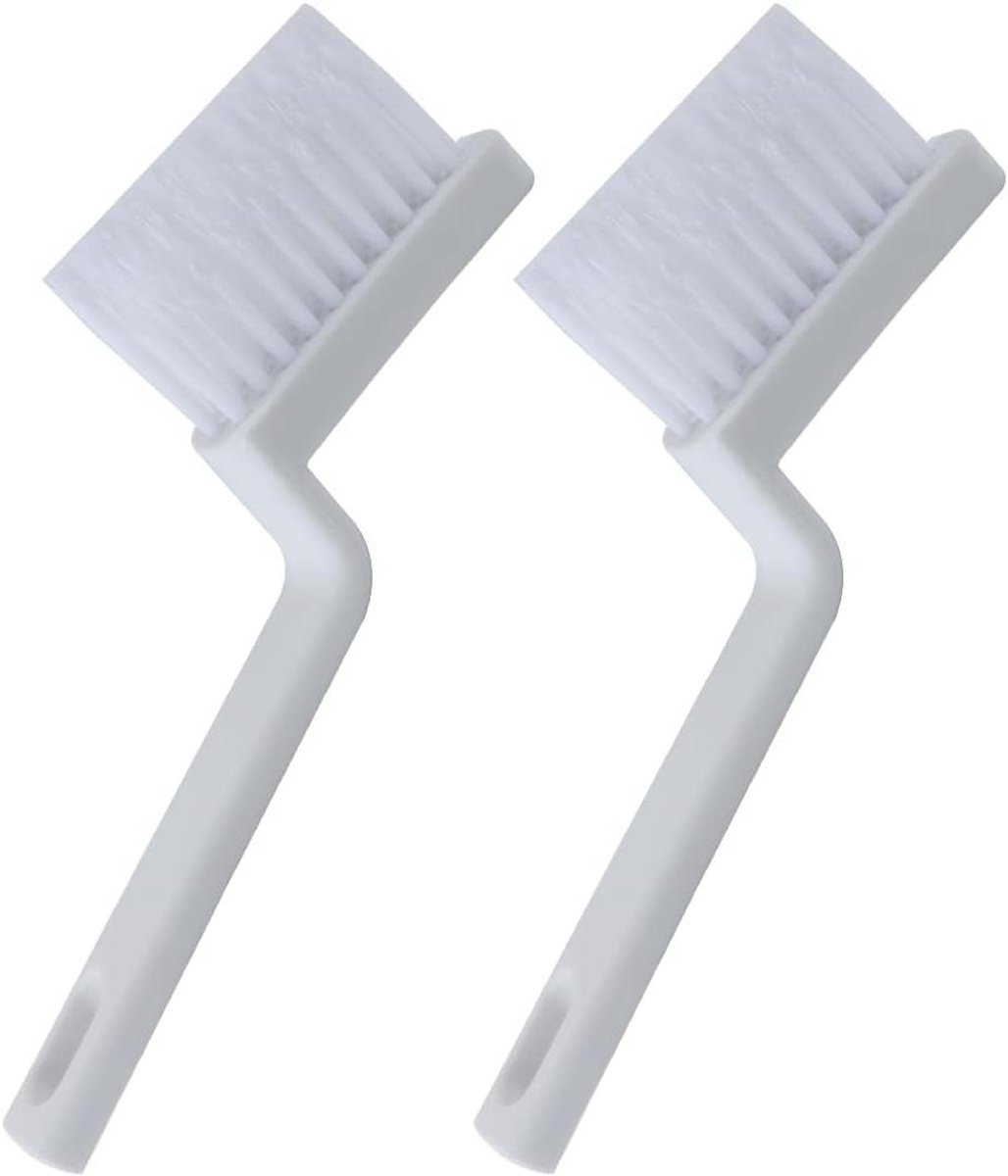 Voegenborstels Set - Kier Reiniger - Sanitair Schoonmaken - Vorm Ontwerp - 2 Stuks - Wit