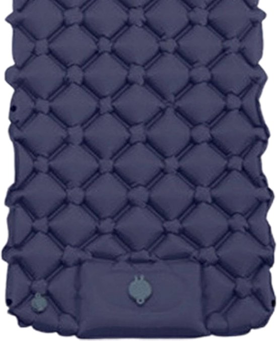 Campingmatras Zelfopblazend - Slaapmatje Luchtbed - Buiten Ontspannen - Waterdicht Lichtgewicht - 37x17x15 cm - Navy Blauw — afbeelding 5