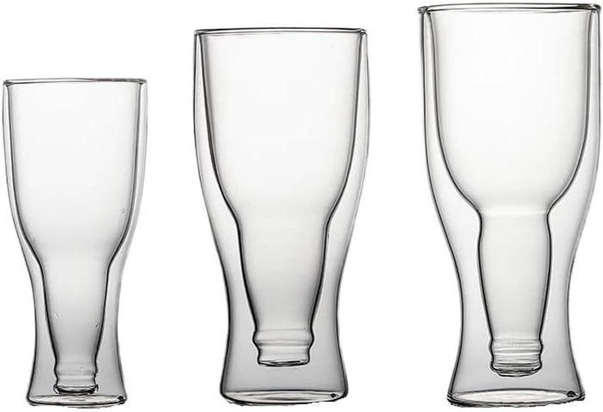Wijnglazen set - Dineer glazen - Wijn proeven - Brede kelk ontwerp - 350ml - Transparant
