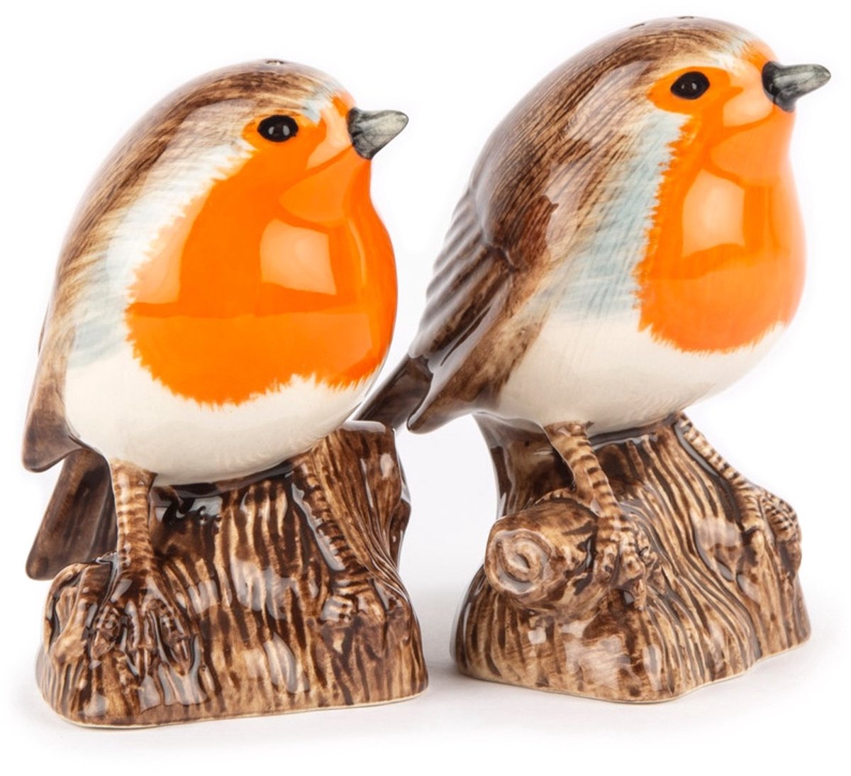 Quail Peper en Zout set - Roodborstjes