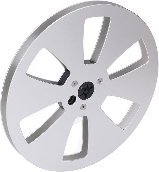 Lege Spoel Tape - Spoel Reel - Geluidsopname Archiveren - Aluminium Legering Constructie - 7 inch Diameter - Zilver — afbeelding 5