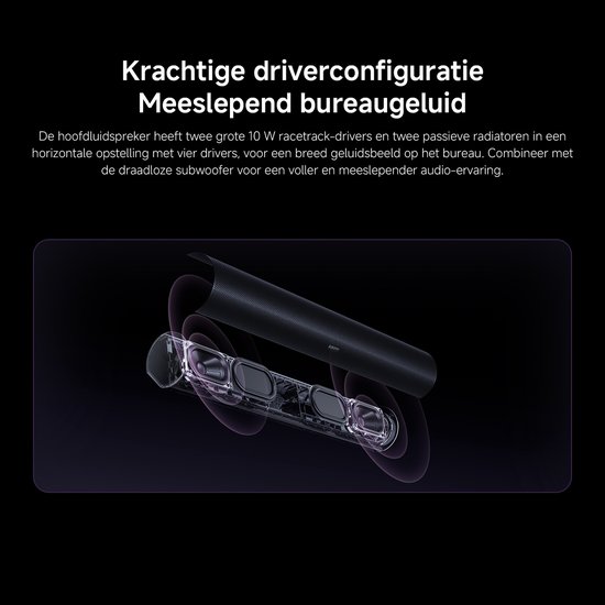 Xiaomi Desktop Speaker Pro Set - Wireless Subwoofer - Gaming RGB - 4 Driver - DSP Sound van Xiaomi — afbeelding 3
