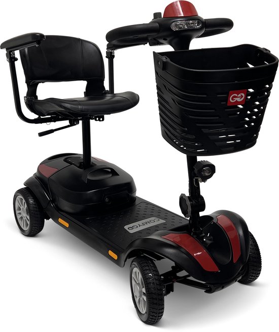 ComfyGO Z-4 Elektrische Scootmobiel - 12Ah - Standaardstoel - Massieve Banden