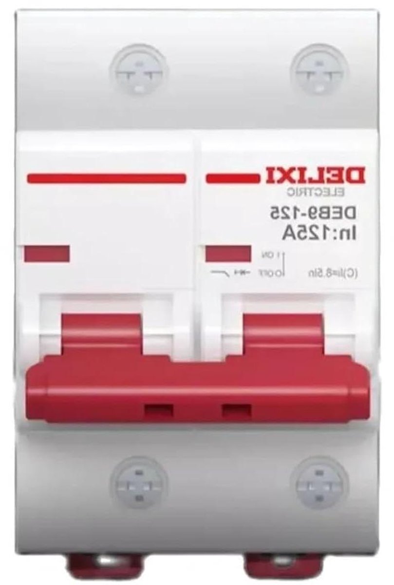 Schakelaarbeschermer - Stroomonderbreker - Elektrische Beveiliging - Miniatuur Type - 100A - Zwart