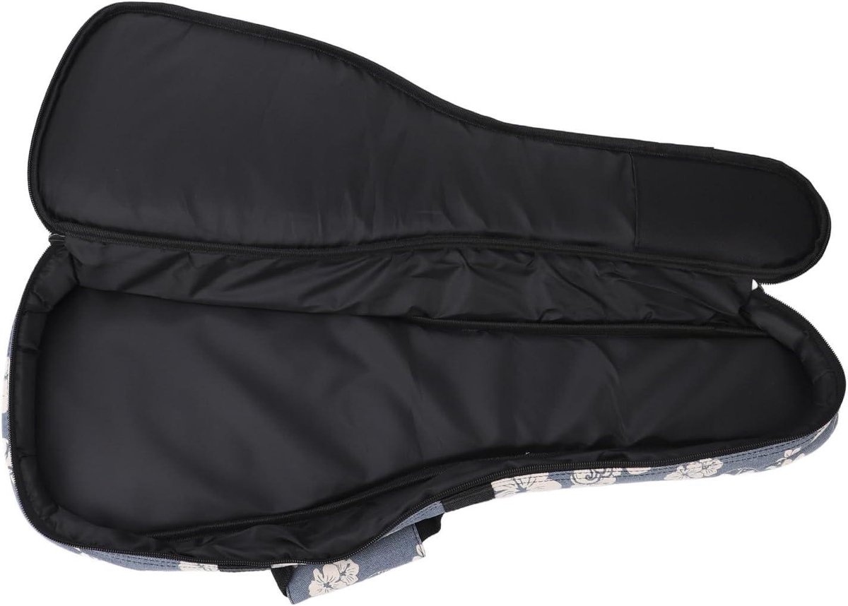 Ukelele Tas - Draagbare Koffer - Muziek Transport - 10mm Schuimvulling - 23 inch - Zwart