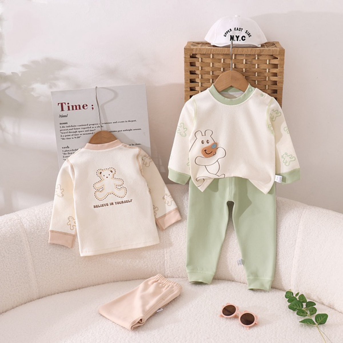 VBM babykleding - 2-delige set - 100% katoen - 6-9 maand