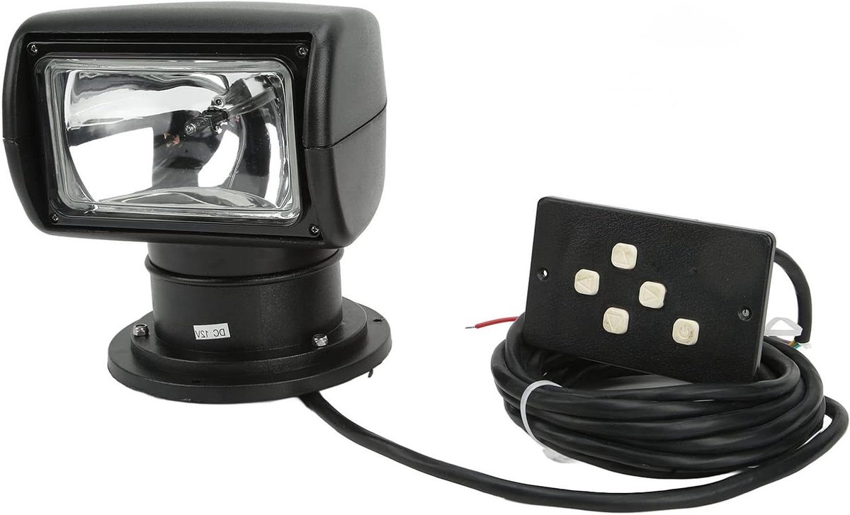 Afstandsbedienbare Zoeklamp - Spotlight - Nachtelijke Verlichting - 320 Graden Draaiing - 100W - Wit