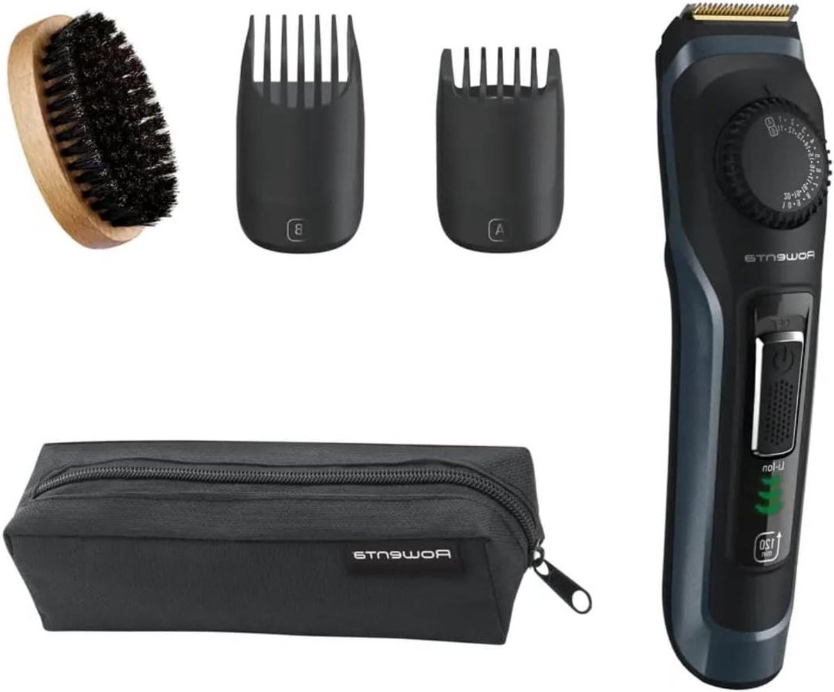 Baardtrimmer - Haartrimmer - Stijlvol Scheren - Zelfslijpende Bladen - 39 Lengtes - Zwart