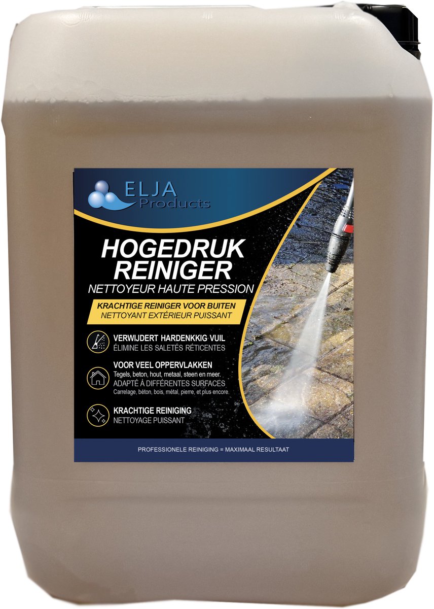 10L Hogedrukreiniger | Oprit- en terrasreiniger | Dakreiniger | Gevelreiniger | Autoreiniger