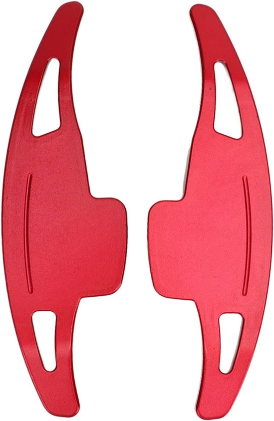 Schakelpeddels - Stuurwiel extensies - Sportieve upgrade - Duurzame aluminiumlegering - 20x7x5 cm - Rood — afbeelding 4