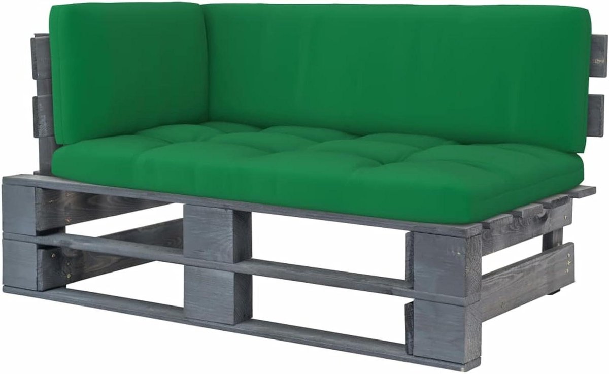 Tuinhoekbank - Modulaire bank Tuinbank - Buiten Ontspannen - Modulaire opbouw - 110 x 65 x 55 cm - Grijs geïmpregneerd