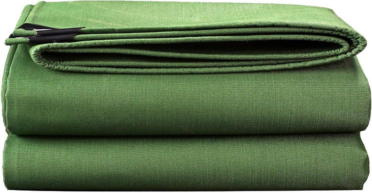 Waterdicht Zeildoek - Heavy Duty Tarp - Bescherming Buiten - PVC Coating - 2x2m - Groen