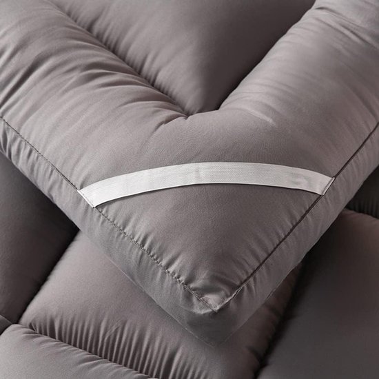 Opvouwbaar Gastenmatras - Vloerligstoel Slaapbank - Extra Slaapplaats Creëren - 3-Zone Lagen Structuur - 90 x 200 cm - Wit — afbeelding 3