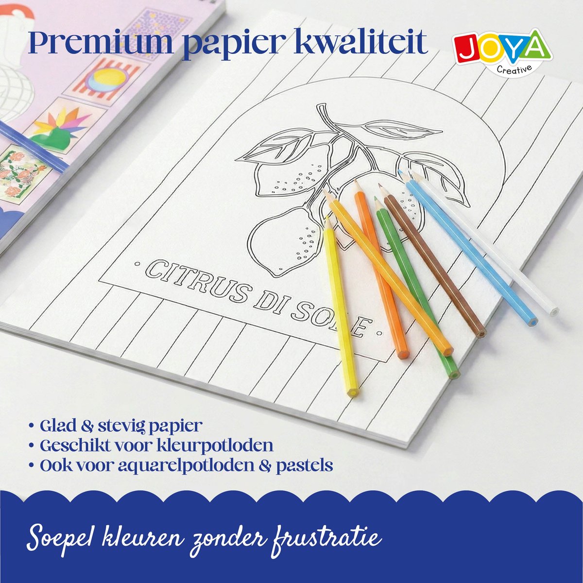 Joya Creative Kleurboek voor Volwassenen Posters - Volwassen Kleurboek met 64 Designs - A3, A4 en A5 Formaat - Uitscheurbaar - Spiraalband — afbeelding 9