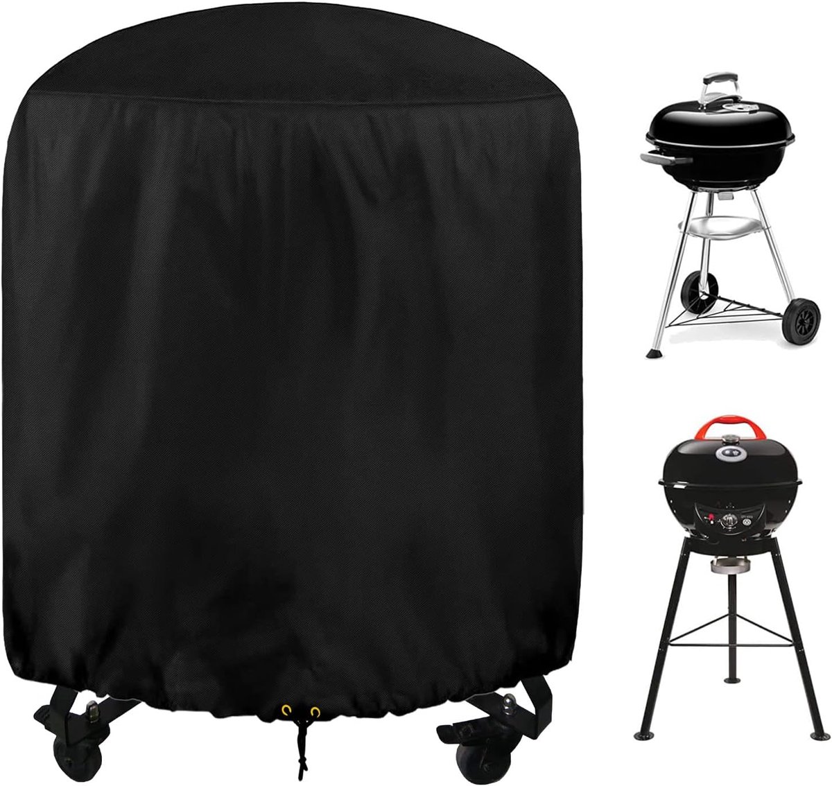 VHV - Barbecuehoes - waterdichte BBQ hoes 73×71cm - 420D Oxford-stof, waterdicht, UV-bestendig, windbestendig - voor tuin, terras en buitenkeuken