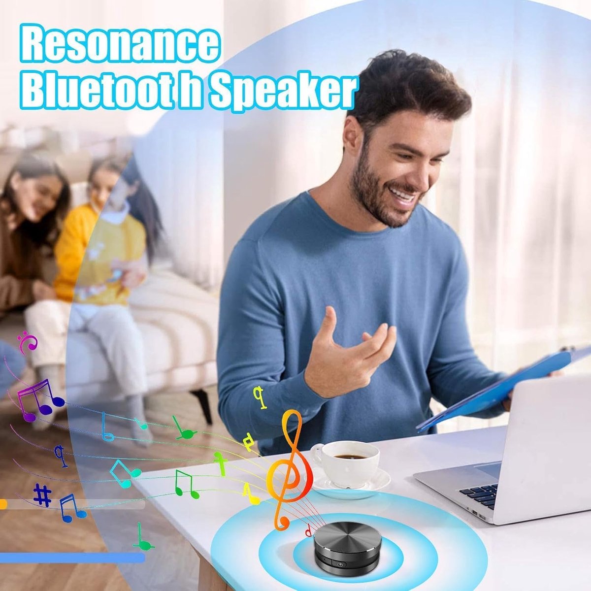 Resonantie-zuignapluidspreker Bluetooth met botgeleiding, IPX5 thumbnail 3