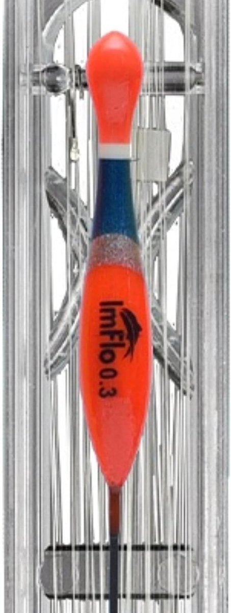 Witvistuigje Compleet - Vistuigje Dobber - Witvissen Wedstrijd - Ultralicht Dobbertje - 03 gram - Oranje Blauw — afbeelding 4