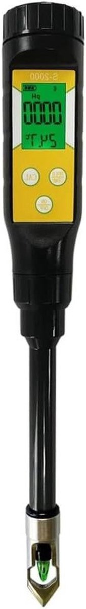 Bodem pH meter - Zuurgehalte meter Tuin - Planten Groei Optimaliseren - Smartphone Connectiviteit - 0-14 pH - Grijs