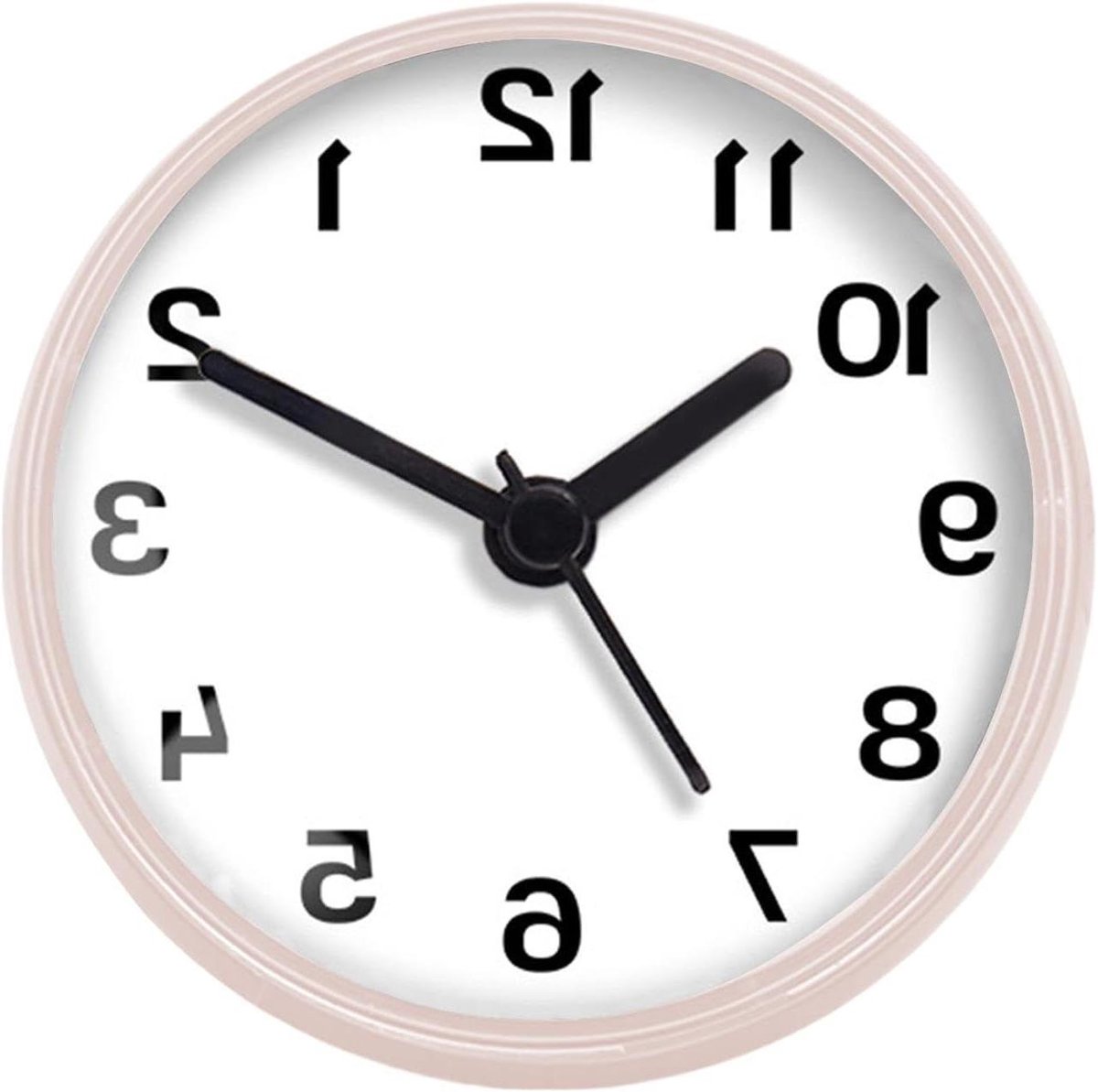 Ronde Wandklok - Doucheklok Timer - Tijdmanagement Binnen - Waterdichte Zuignap - 7 cm - Wit