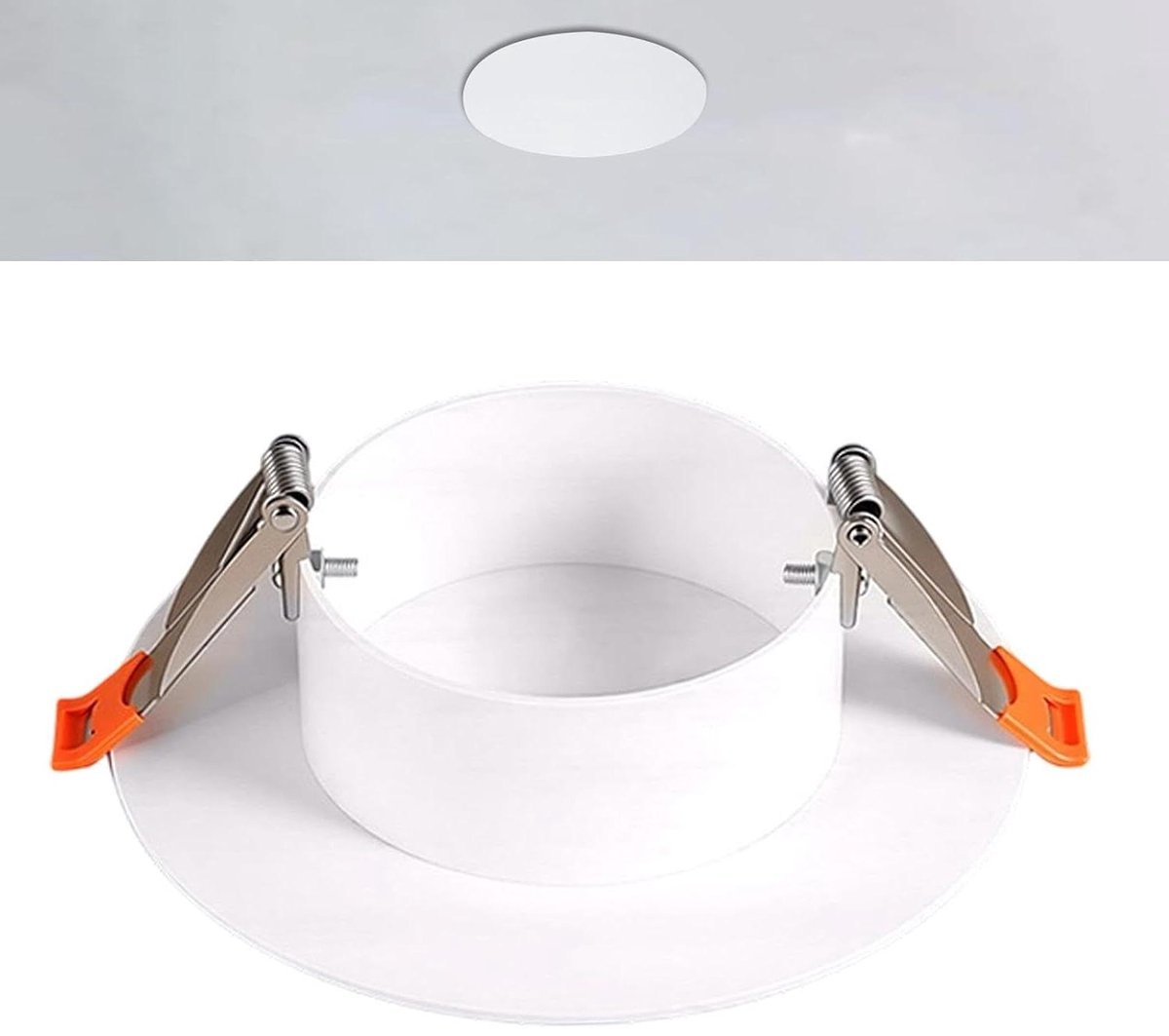 Afdekplaat Plafongat - Paneel Afdekking - Gaten Verbergen - Eenvoudige Montage - 94B centimeter - Wit