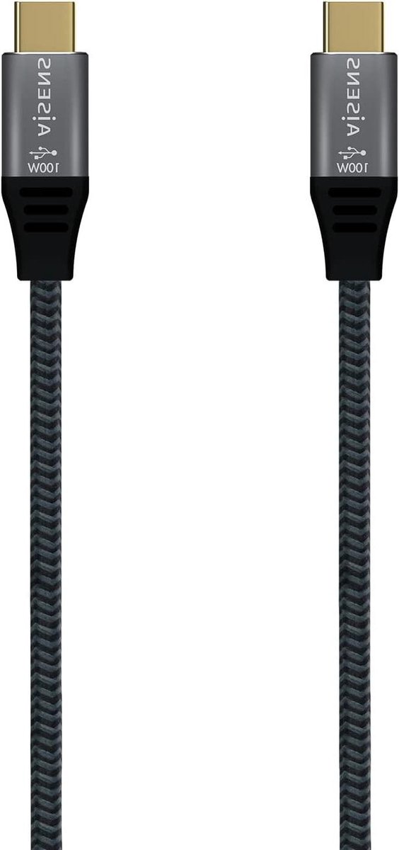 USB C Kabel - Datakabel Oplader - Snel Opladen - 100W Power Delivery - 1 meter - Grijs