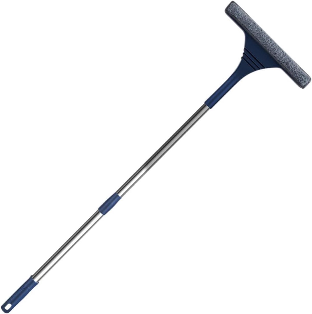 Raamwisser Telescopisch - Glazenwasser Schoonmaakwisser - Ramen Schoonmaken - Verstelbare Lengte - 170 cm - Blauw