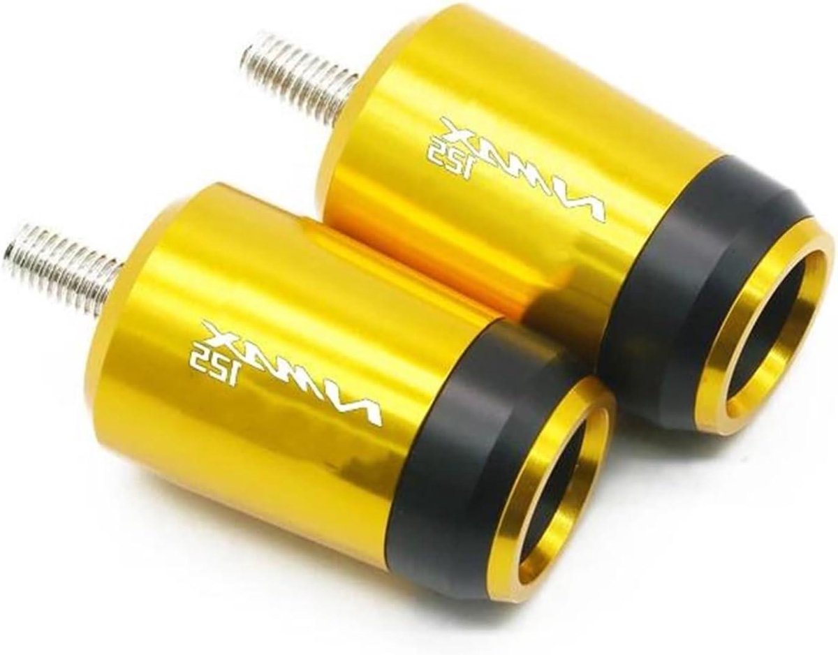Stuurgrepen Stuuruiteinden - Handvatten Motorfiets - Motorrijden Verbeteren - CNC Aluminium - 7/8'' - Goud