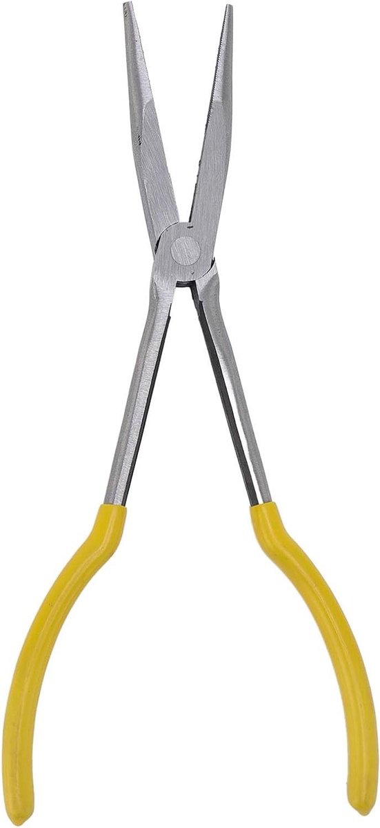 Punttang - Naaldtang - Onderhoud Elektronica - Ergonomische Antislipgreep - 11 Inch - Grijs