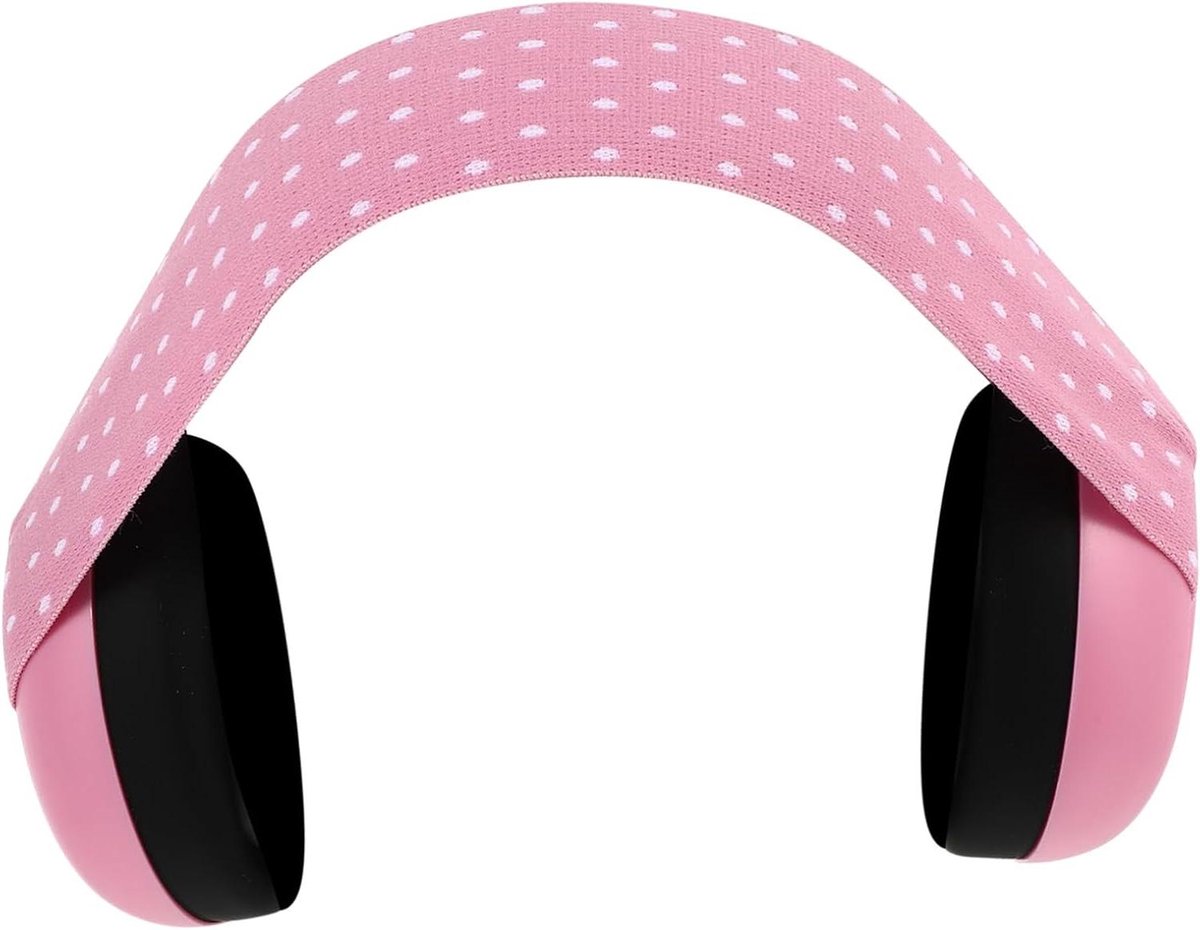 Baby Oorkappen - Gehoorbescherming Peuters - Geluid Dempen - Comfortabel Materiaal - 8x7x7cm - Roze