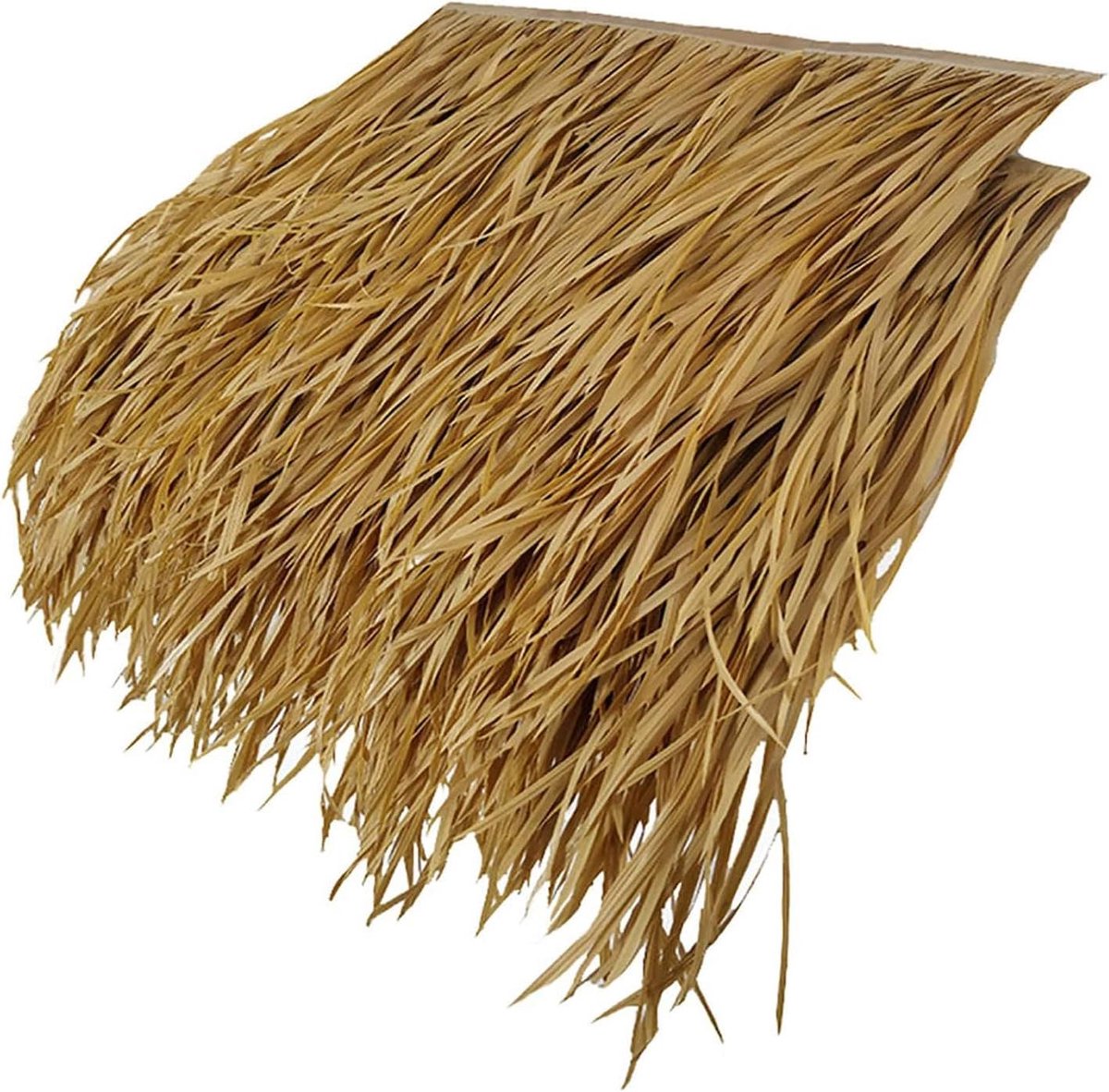 Kunstriet Dakbedekking - Decoratieve Daktegels - Tropische Sfeer Creëren - Vlamvertragend en Weerbestendig - 47 cm x 50 cm - Natuurlijk