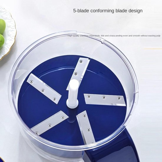 Druivenpelmachine - Automatische keukenhulp Klein Fruit - Fruitschillen voorbereiden - Snelle automatische pelfunctie - 20x20x18cm - Niet gespecificeerd — afbeelding 2