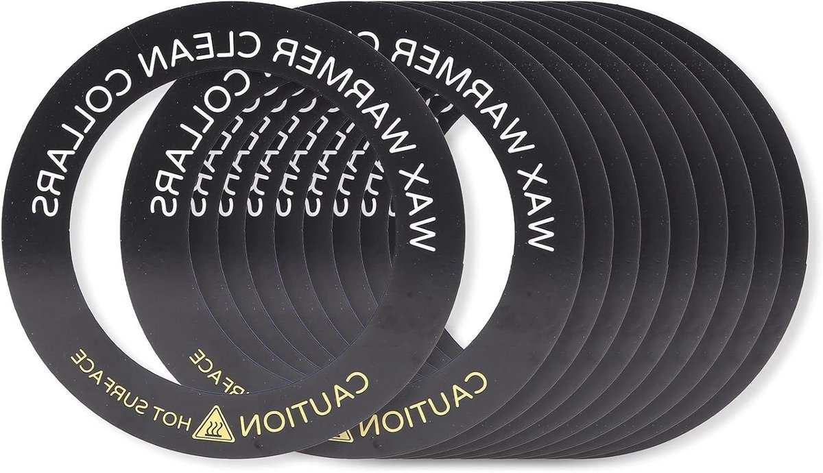Wax Heater Ringen - Waxverwarmer Pads - Ontharen Schoonhouden - Druppelpreventie Ontwerp - 156 x 156 mm - Wit