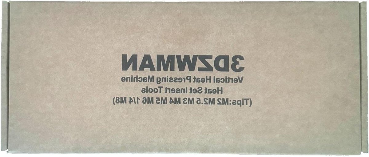 Verticale Warmtepers - Heat Set Tool - 3D Printen - Aluminium Structuur - 410mm Hoogte - Zwart
