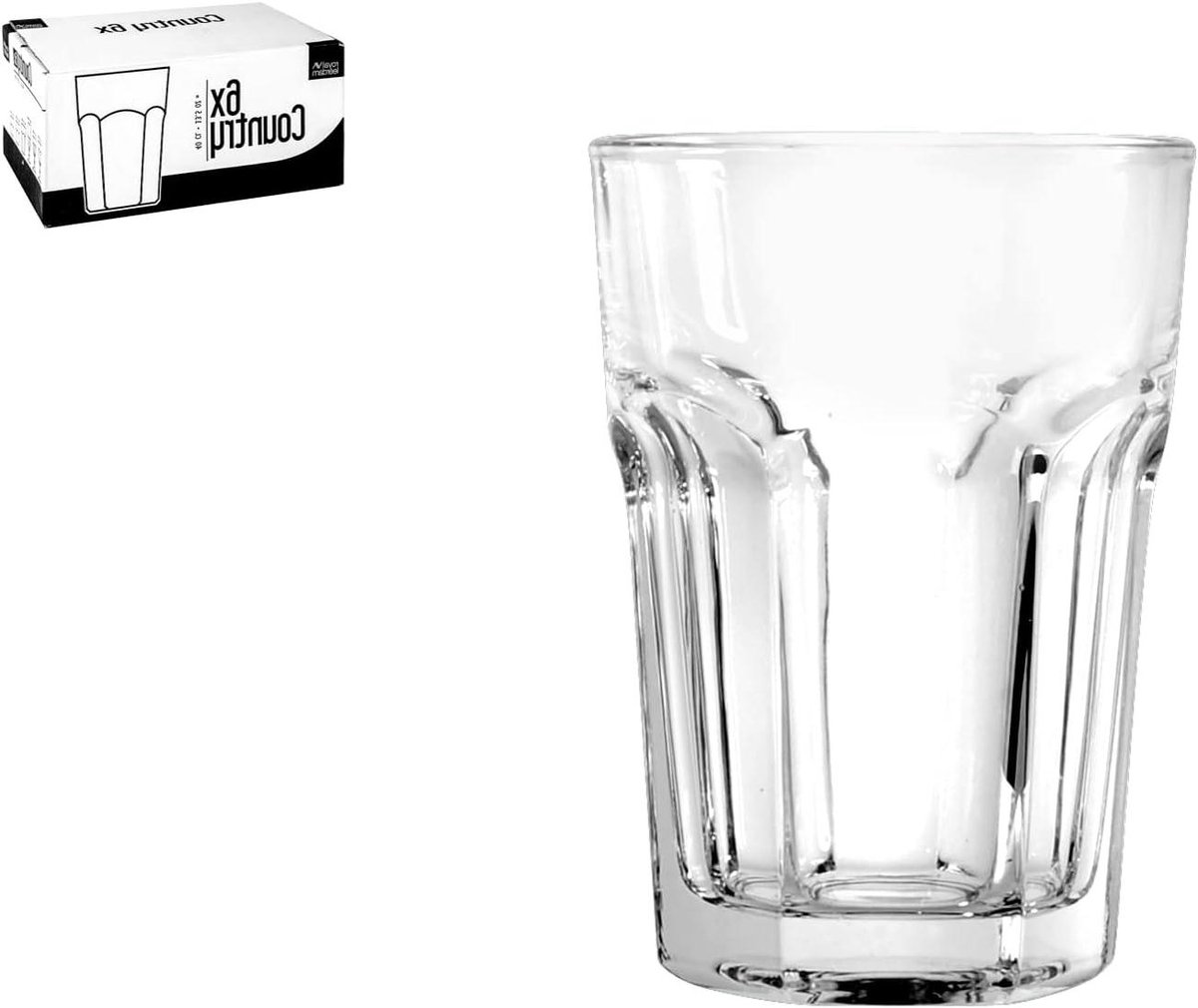 Glazen - Beker - Drinken - Vaatwasmachinebestendig - 40 cl - Bianco