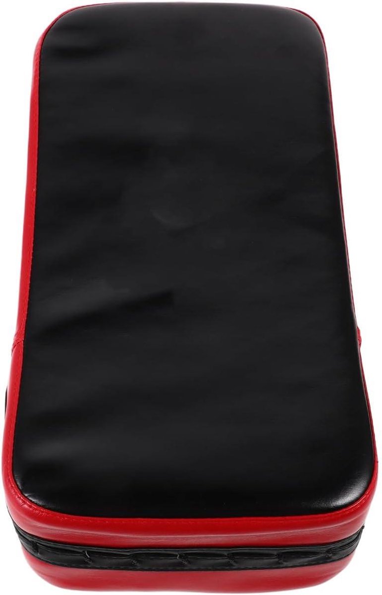 Trapkussen Vechtsport - Stootkussen Boksen - Trainen Precisie - Ergonomisch Gebogen - 37x20x9.5cm - Rood