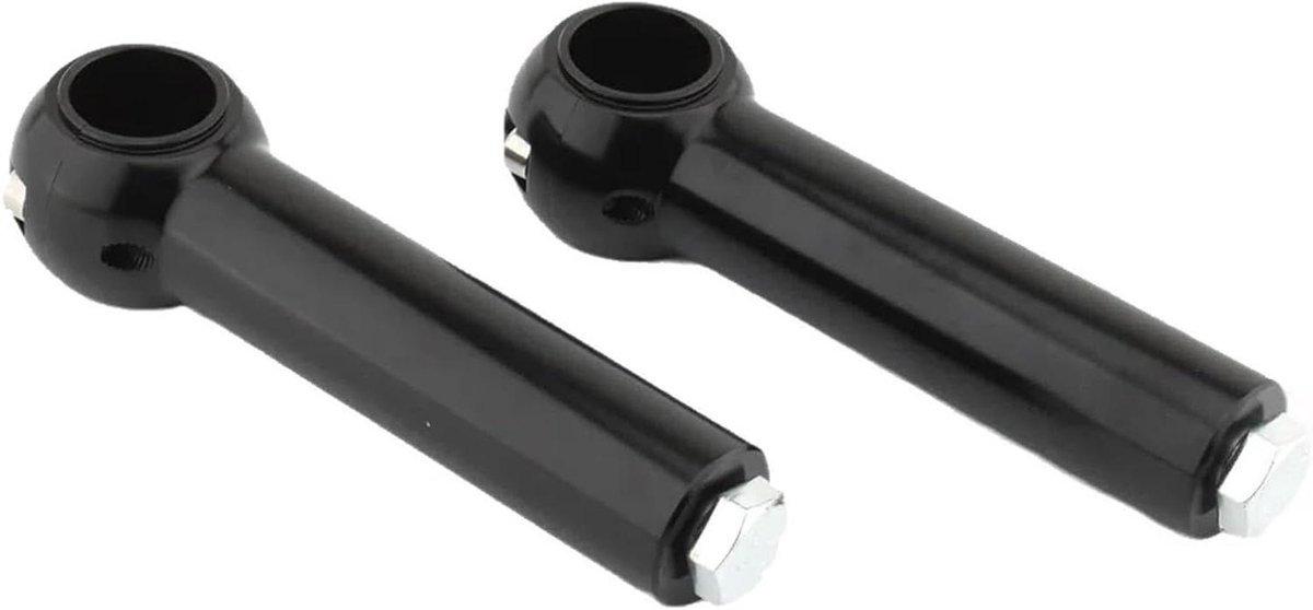 Stuurverhoger Motorfiets - Stuurklem Aluminium - Comfortabel Rijden - Universele Pasvorm - 25 Mm 1 Inch - Zwart
