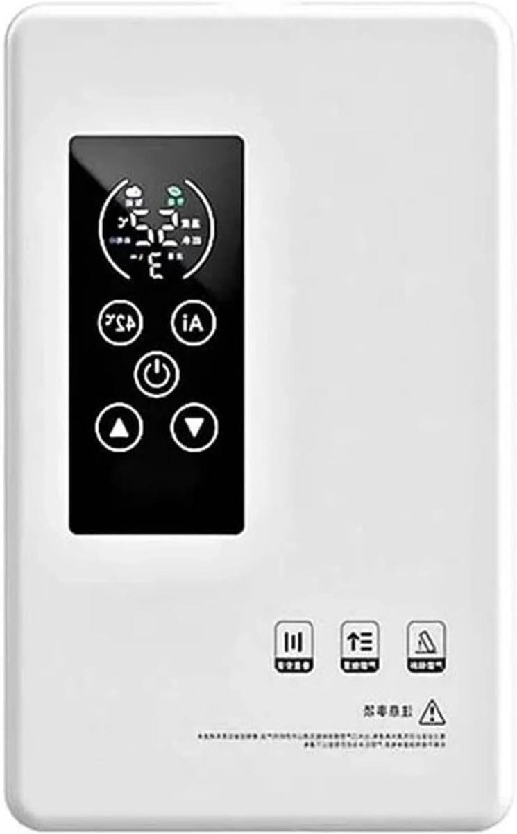 Doorstroomverwarmer - Directe boiler - Direct warm water - Thermostatische regeling - 3400W - Wit