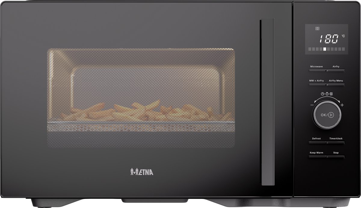 ETNA AMV826 AirFry Magnetron – Vrijstaand – 26 liter – AirFry – Grill – 10 AirFry programma’s – Zwart