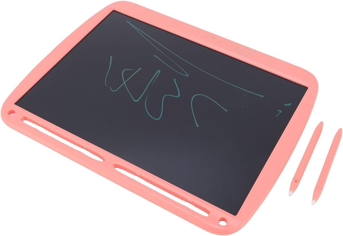 LCD Schrijftablet - Tekentablet Krabbelbord - Kinderen Leren Tekenen - Kleuren Scherm - 15 Inch - Multicolor