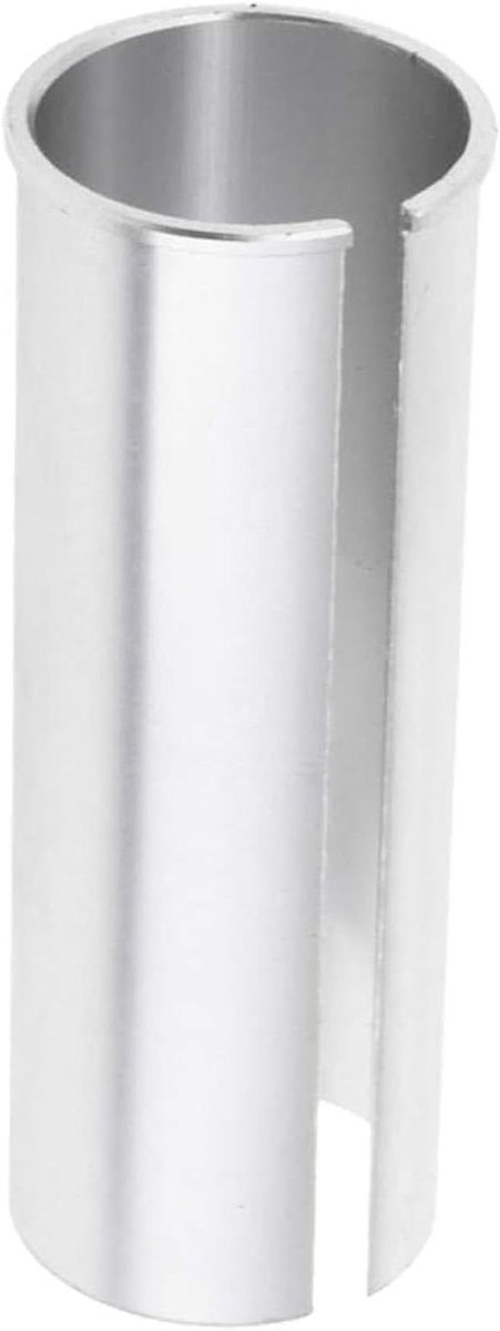 Fietsadapter Huls - Zadel Shim - Zadelpen Monteren - Aluminium Verstelring - 254 mm > 27 mm - Zilver