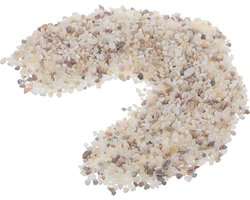 Aquarium Kiezels - Decoratie Stenen - Aquarium Decoreren - Natuurlijk Zand - 1 kg - Gemengde Kleuren