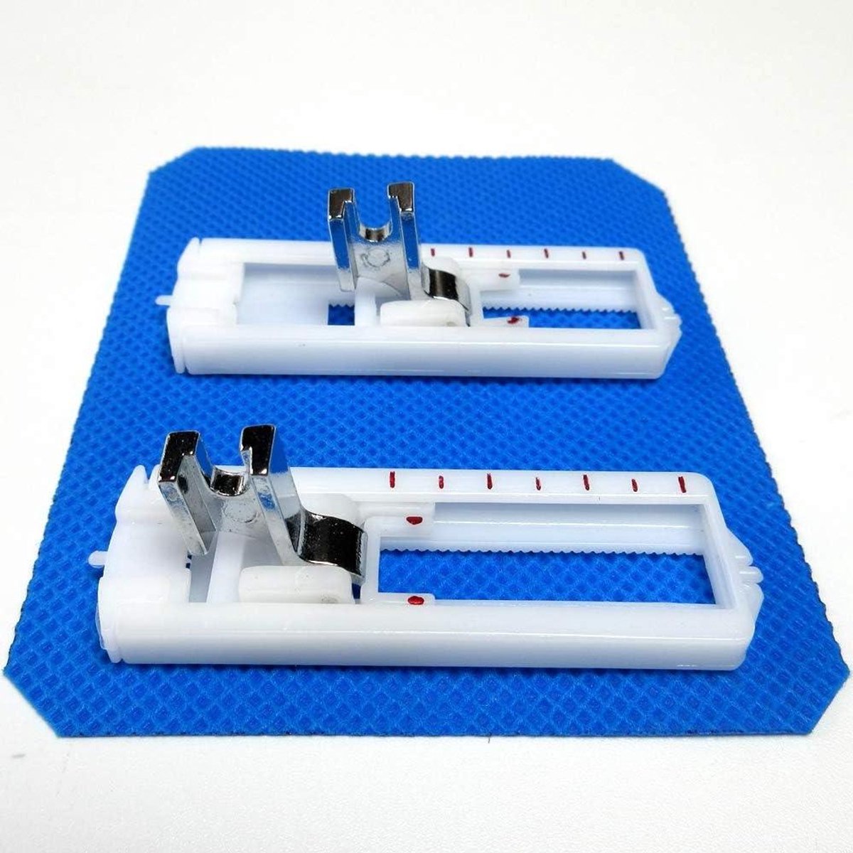 Gatmaak Voet - Naaivoet - Kleding Maken - Low Shank - 2 Stuks - Zilver