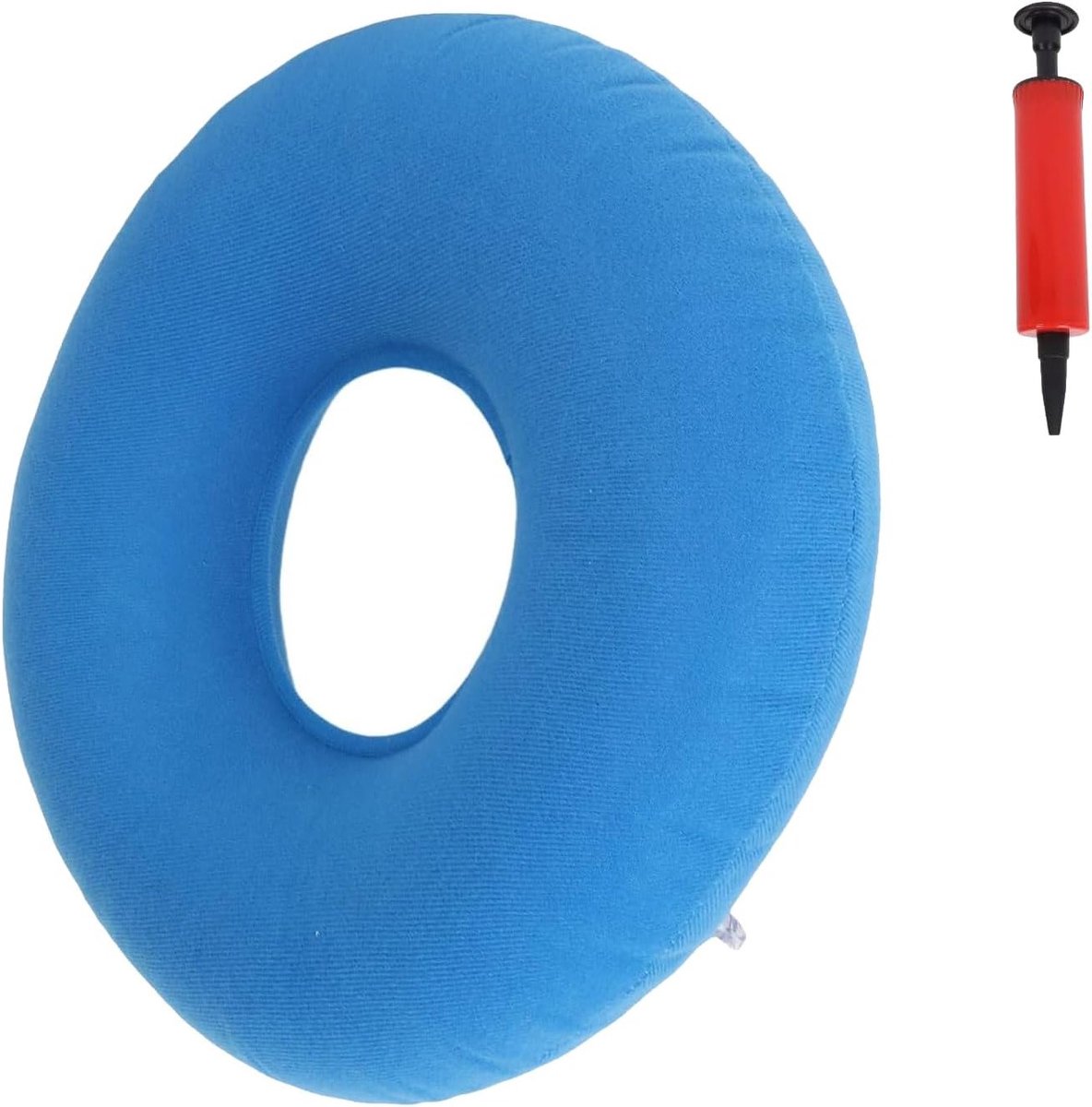 Ronde Opblaasbare Orthopedische Donut Kussen voor Coccyx Pijn, Aambeien, Sciatica en Drukzweren