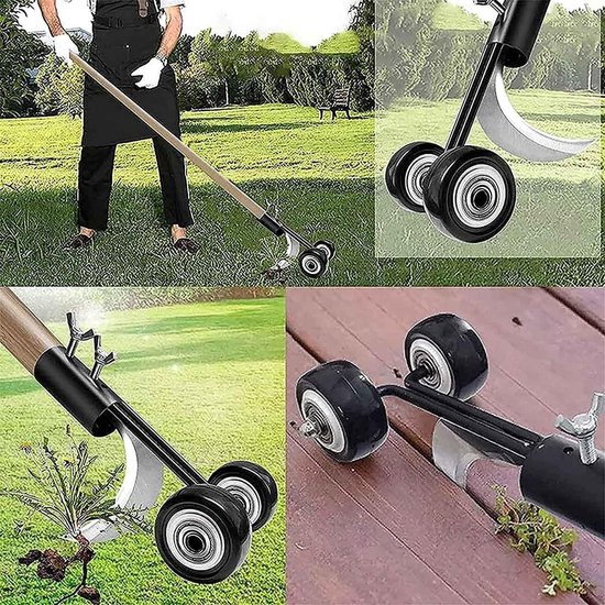 Onkruidverwijderaar Tuin - Onkruidtrekker Handvat - Terras Reinigen - Ergonomisch Ontwerp - Verstelbaar - Nee — afbeelding 4